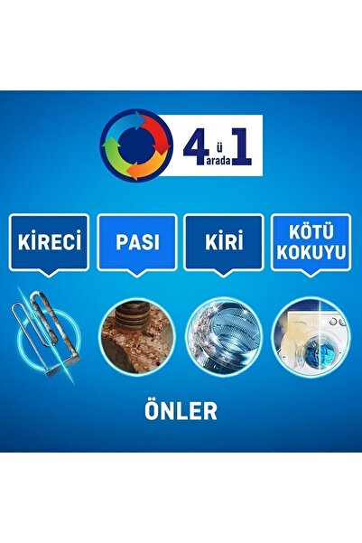 Calgon Power Kir, Pas, Kireç Ve Koku Önleyici 4'ü 1 Arada Ultra Konsantre Toz 750 G