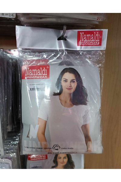 Namaldı Ribbed Crocheted Undershirt Women's Athlete 211 - 3 Pieces