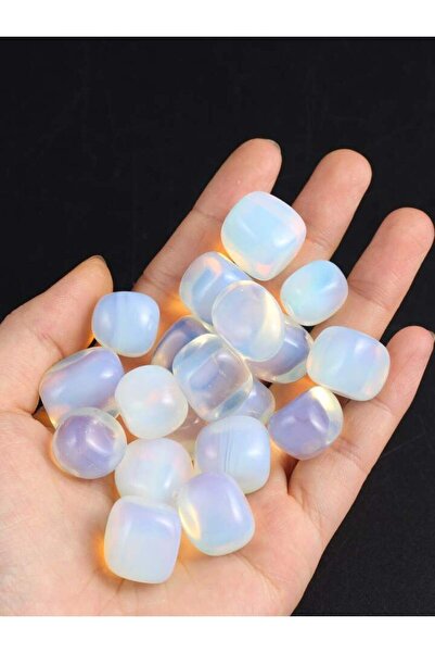 Genel Markalar Opalit ( Opal ) ( Ay Taşı ) Tamburlanmış Doğal Taş Sertifikalı...