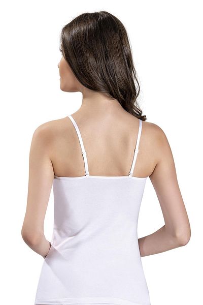 Jiber Women's Lycra Adjustable Rope Strap Undershirt 546 - 9 Pieces