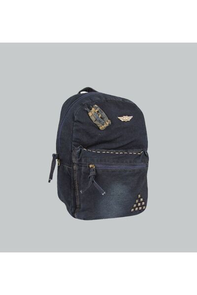 Alone Rucsac de damă din denim verde - 5118