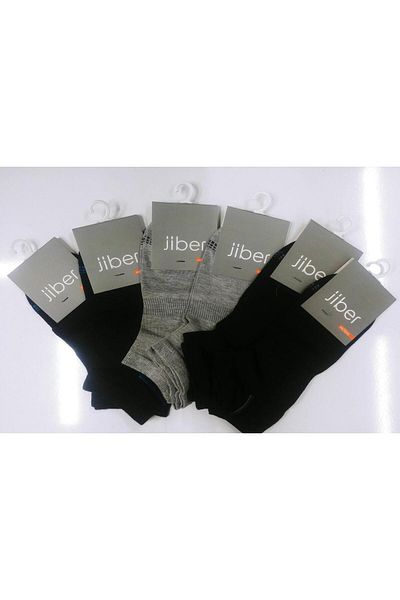 Jiber Мъжки чорапи до глезена от модал 6104 - 6 броя