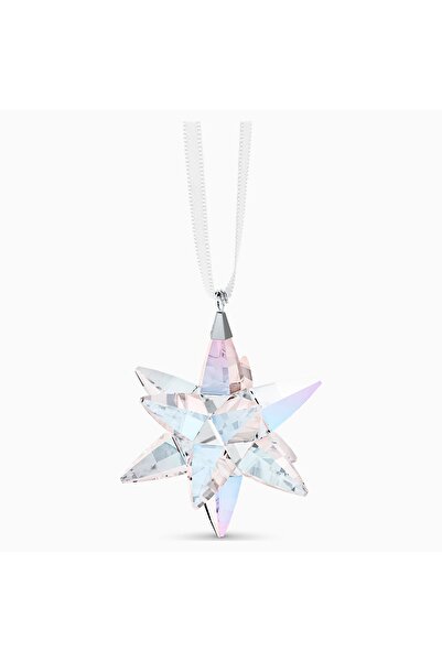 Swarovski 5551837 Ev Dekorasyonu Star Ornament, Shımmer, Small
