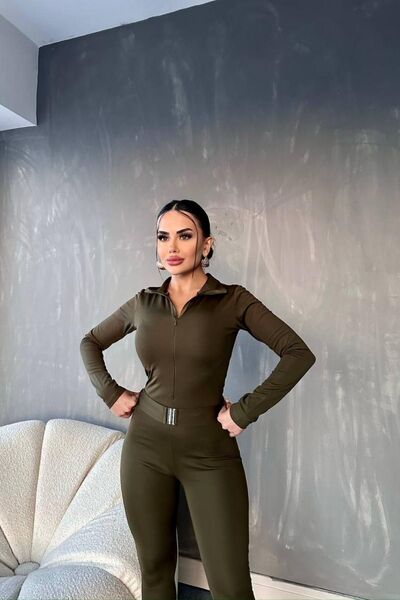 Love Fab New Seasons Zipper Λεπτομερής φόρμα χιονιού με φλις εσωτερική ζώνη