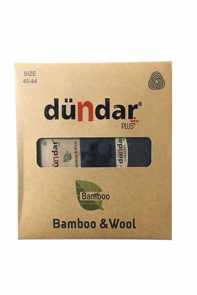 Dündar Ανδρικές κάλτσες Plus Bamboo Wool 5923 - 6 Τεμάχια