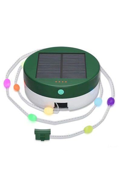 sgeteknoloji GÜNEŞ ENERJİLİ ANDROİD VE İOS UYGULAMALI 5 METRE 33 LED BAHÇE AY...