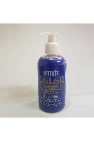 SERMİX Mavi Su Bazlı Saç Boyası Balyaj Boya