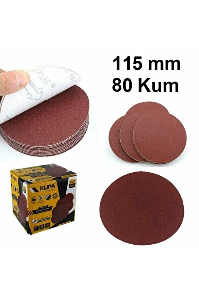 Kupa Yuvarlak Cırt Zımpara - 115 Mm - 80 Kum - 1 Kutu 100 Adet