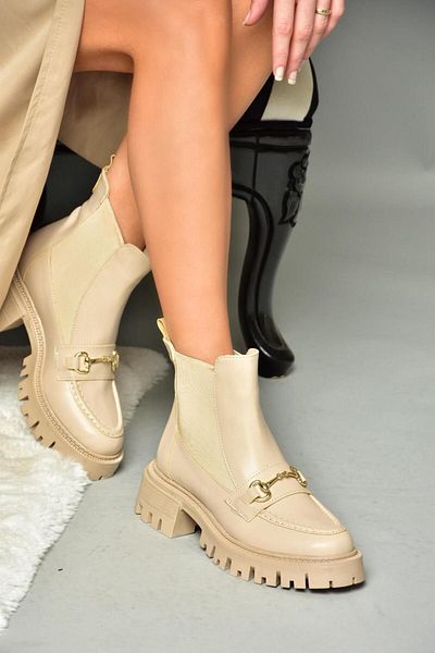 Fox Shoes R312154109 Γυναικείες μπότες με χοντρή σόλα