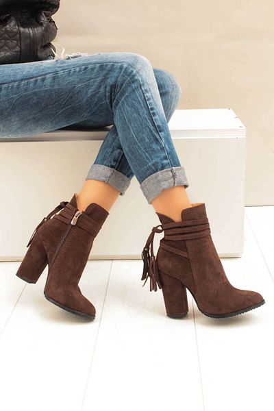 Fox Shoes Καφέ Γυναικείες Μπότες A922803902