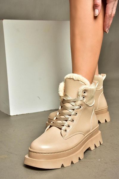 Fox Shoes R250008009 Damenstiefel mit dicken Sohlen