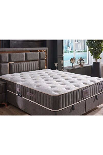 Tutku Yatak Milano Çift Jakarlı Kumaş Orthopedic Bölgesel Torba Yay Sistemli Yatak