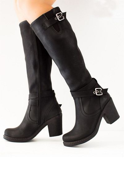 Fox Shoes Černé dámské boty C674250109