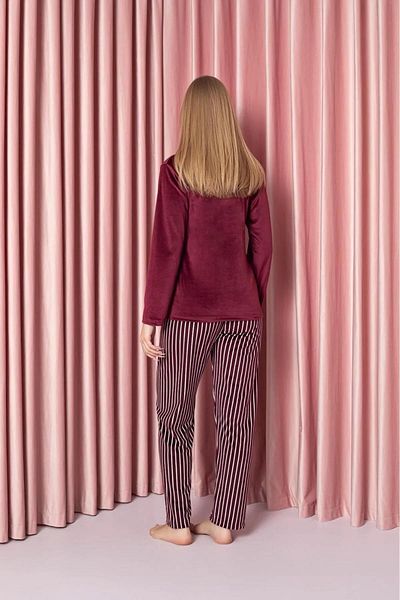 Sude Women's Winter Velvet Pajama Set K200/812 - 1 Piece