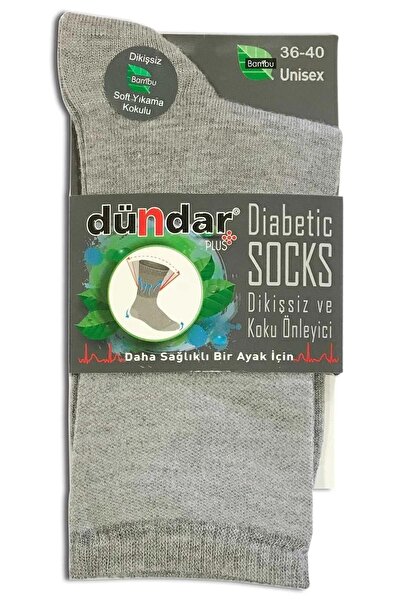 Dündar Kadın Bambu Plus Diyabetik Çorap - 12 Adet