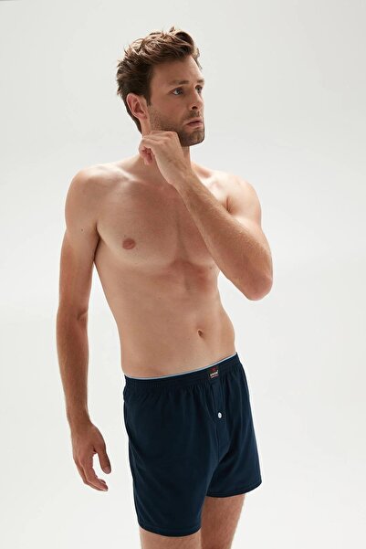 Erdem Men's Jersey Solid Color Boxer 1400 - 3 Pieces