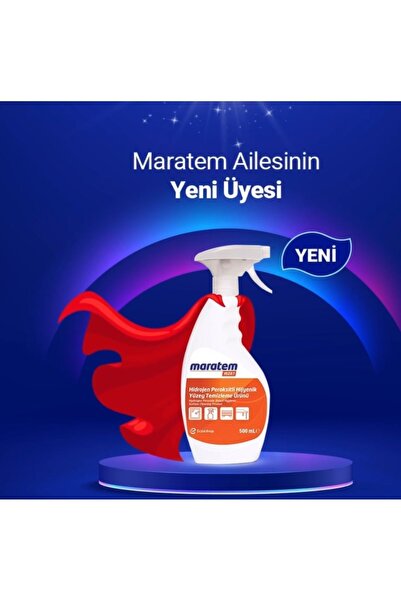 Maratem M207 Peroksitli Hijyenik Yüzey Temizleme Ürünü -500 ml