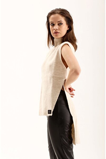 THIMOON Women's Turtleneck Sweater Tunic with Sleeves Accessories