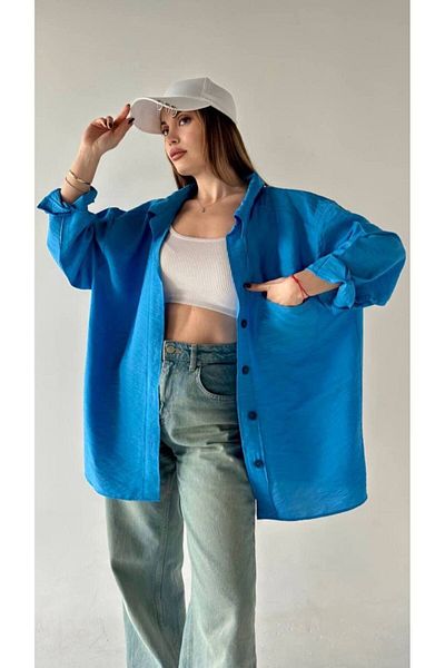 HZL Casual Bamboo Shirt - Oversize, Draped and Pocket Detailed