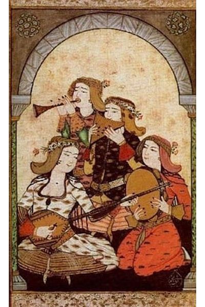 MARCEL SANAT Ottoman Harem Orchestra - 47X75cm M20176778M