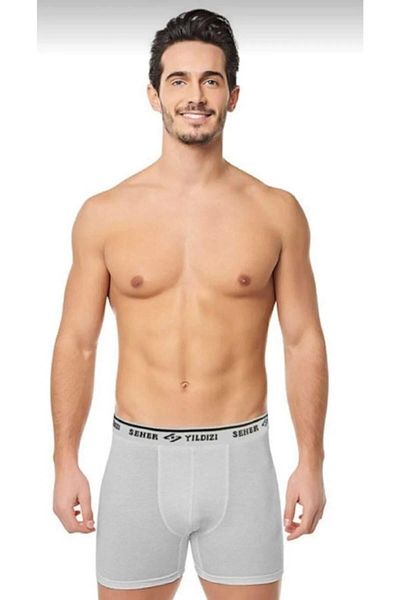 Seher Yıldız Men's Lycra Boxer 060 - 6 Pieces