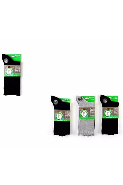 Dündar Women's Bamboo Plus Diabetic Socks - 6 Pieces