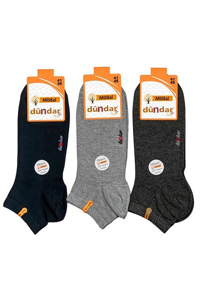 Dündar Ανδρικές κάλτσες Modal Plus Booties 6838 - 6 Τεμάχια