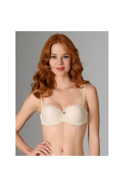 NBB Σουτιέν 3586 Push Up Strapless Satin