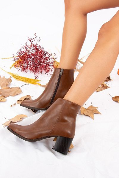Fox Shoes Tan Γυναικείες Μπότες G654013109