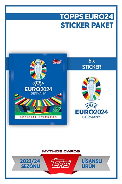 Topps Euro 2024 Sticker - Futbolcu Sticker