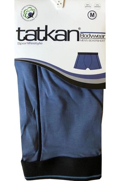 tatkan Ανδρικό χτενισμένο βαμβακερό μπόξερ - 3 τεμάχια