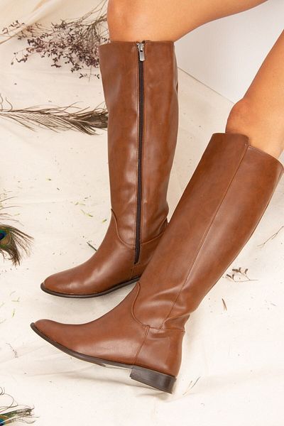 Fox Shoes Tan Γυναικείες Μπότες J654065609