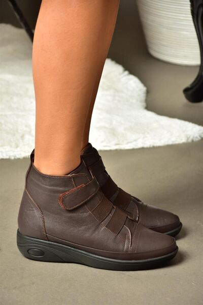 Fox Shoes R555001103 Brown Leather Comfort Sole Women's Boots