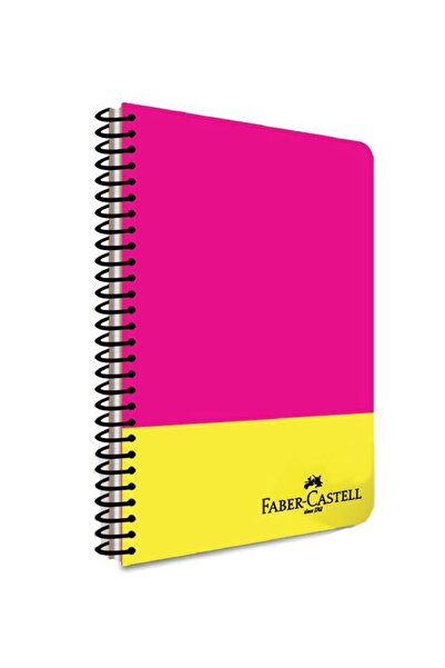 Faber Castell Pp Cover Neon 120 Sheets A4 Square Notebook Set of 4