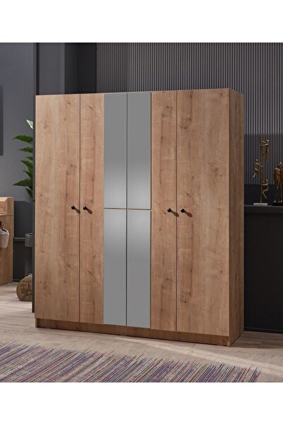 Tutku Yatak Liona 4 Kapaklı Dolap