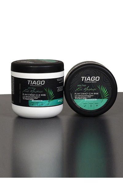 Tiago Clay Mask with Plant Extract 650 Gr