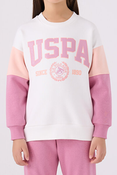 U.S. Polo Assn. Kız Çocuk Lisanslı Elegance of Colors Alt Üst Eşofman Takımı
