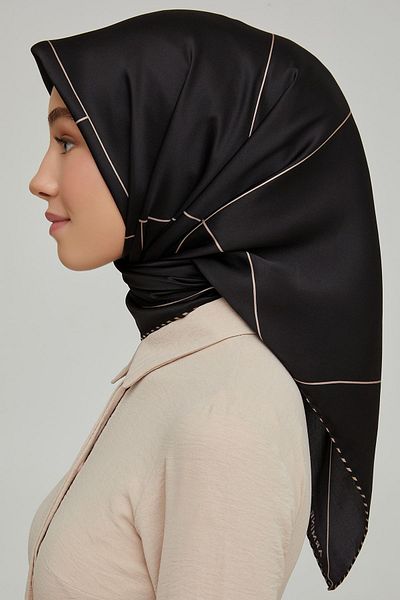 Armine Γυναικείο Μεταξωτό Φουλάρι 8655 01 Twill