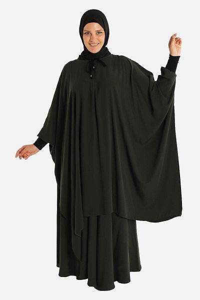 gülmedine Αφγανικό Σετ από Μεταξωτό Ύφασμα - Hijab Sheet και Cilbab