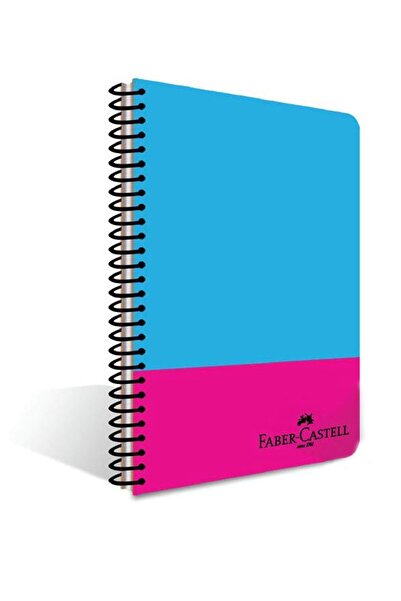 Faber Castell Pp Cover Neon 120 Sheets A4 Square Notebook Set of 4