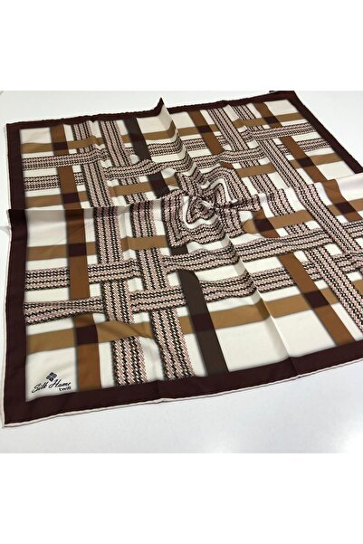 SİLKHOMEE Шарф з поліестеру з візерунком 30040-04 Багатоколірний