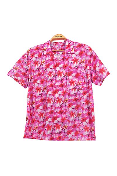 Lifeguard Unisex Ροζ Πουκάμισο Χαβάης Plus Size