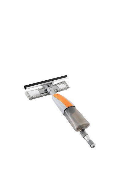 Ceymop Spray Mop Ve Cam Çek Alüminyum Sap Çift Moplu Cam Yüzey Temizleyici