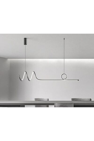 PeraTeknoloji Led Sarkıt Avize 3renk - Dalgalı Minimal 120 Cm