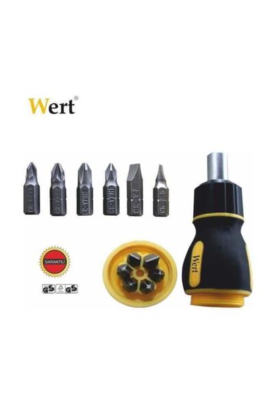 WERT 2203 Bits Uçlu Topaç Tornavida Seti