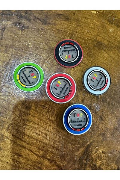 Gönülden Tasarım 4X4 CM Set od 5 čeličnih prstenova od silikona za šivanje