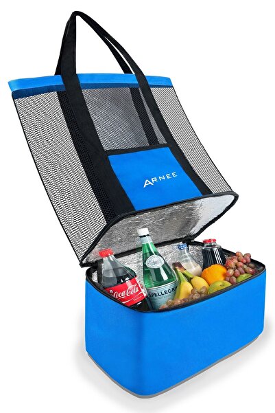 Arnee Кемпінгова пляжна сумка Термос-холодильник Термосумка з сіткою
