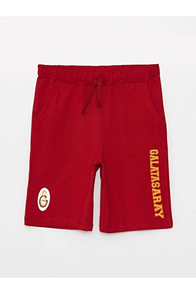 LC Waikiki LCW Kids Beli Lastikli Galatasaray Baskılı Erkek Çocuk Şort