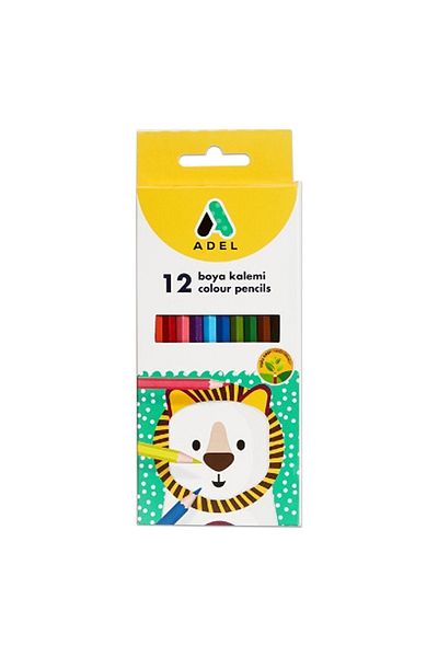 Adel 50 Pieces Dry Paint Pen 12 Colors Full Size