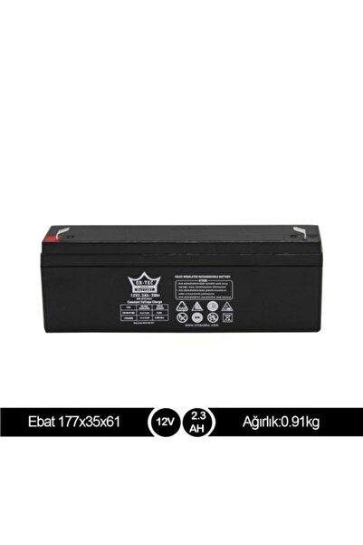 ORTEC 12v 2.3ah Bakımsız Kuru Akü
